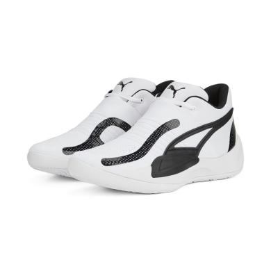 Puma Hallen-Indoorschuhe Rise Nitro weiss/schwarz Herren